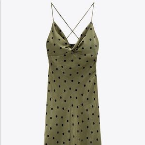 Zara Polka Dot Slip Dress